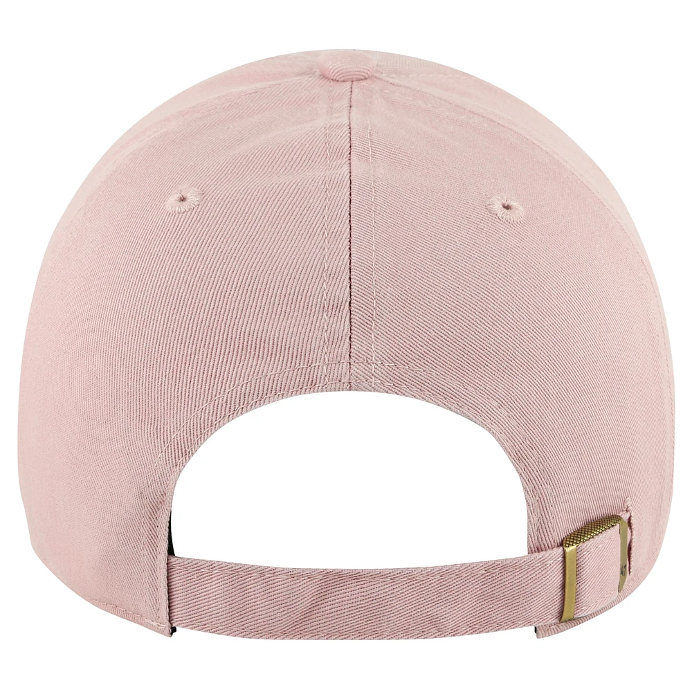 Women's '47  Pink Minnesota Vikings Ballpark Cheer Dusty Rose Clean Up Adjustable Hat