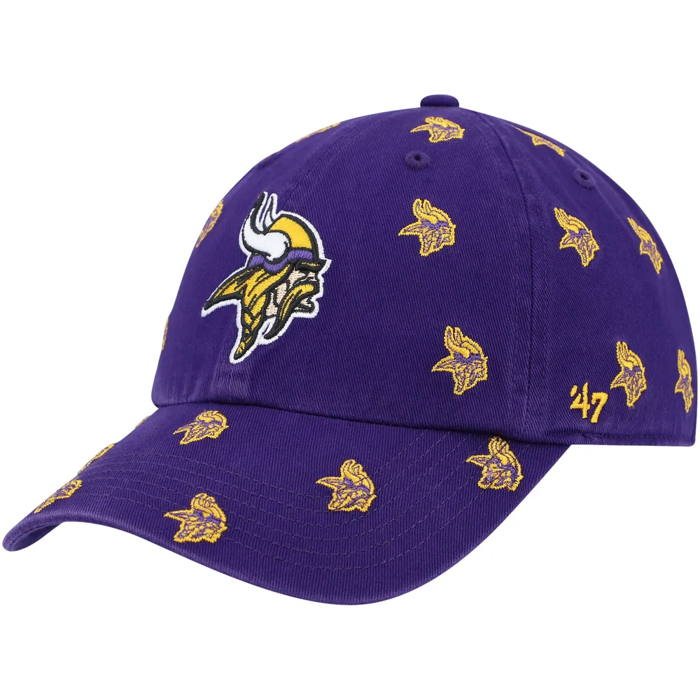 Women's New Era Cream Minnesota Vikings Blossom Bucket Hat