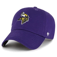 Women's '47 Purple Minnesota Vikings Confetti Icon Clean Up Adjustable Hat