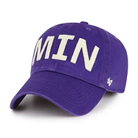 Casquette réglable '47 Minnesota Vikings Finley Clean Up pour femme