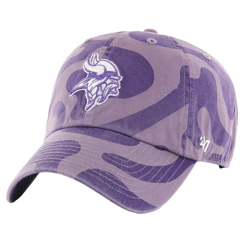 Casquette réglable de nettoyage à forme libre '47 violet Minnesota Vikings pour femmes