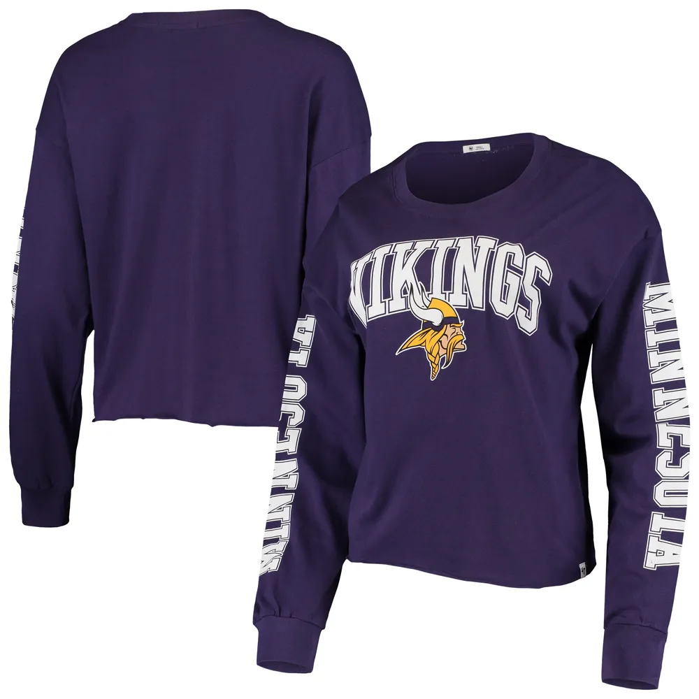 Lids Minnesota Vikings Toddler Team Logo Long Sleeve T-Shirt - Purple