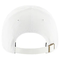 Women's '47 White Minnesota Vikings Ballpark Cheer Clean Up Adjustable Hat
