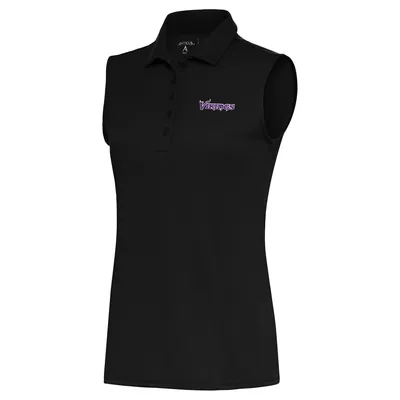 Minnesota Vikings Antigua Tribute Polo - Black 