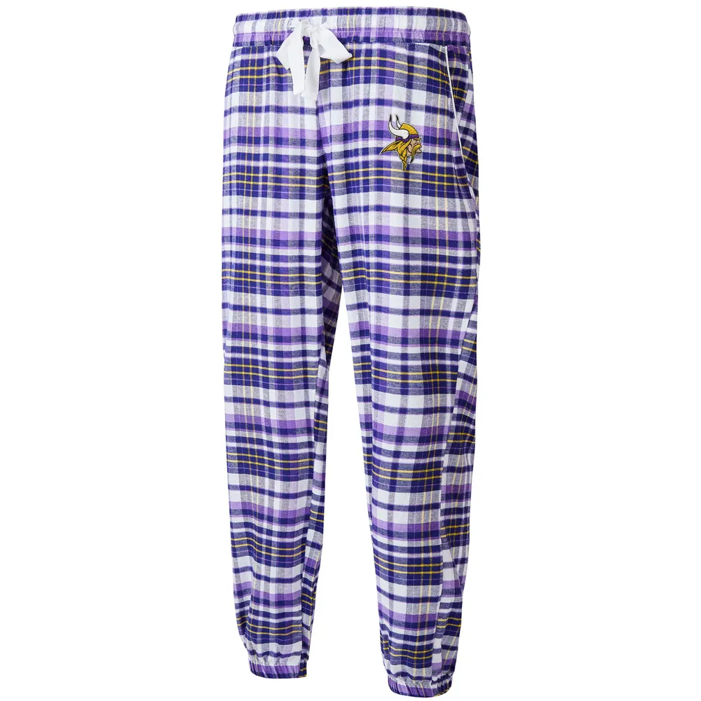 Lids Minnesota Vikings Concepts Sport Women's Mainstay Flannel Pants -  Purple