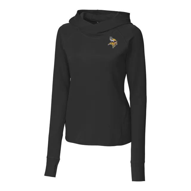 Lids Minnesota Vikings The Wild Collective Women's Cropped Pullover Hoodie  - Black