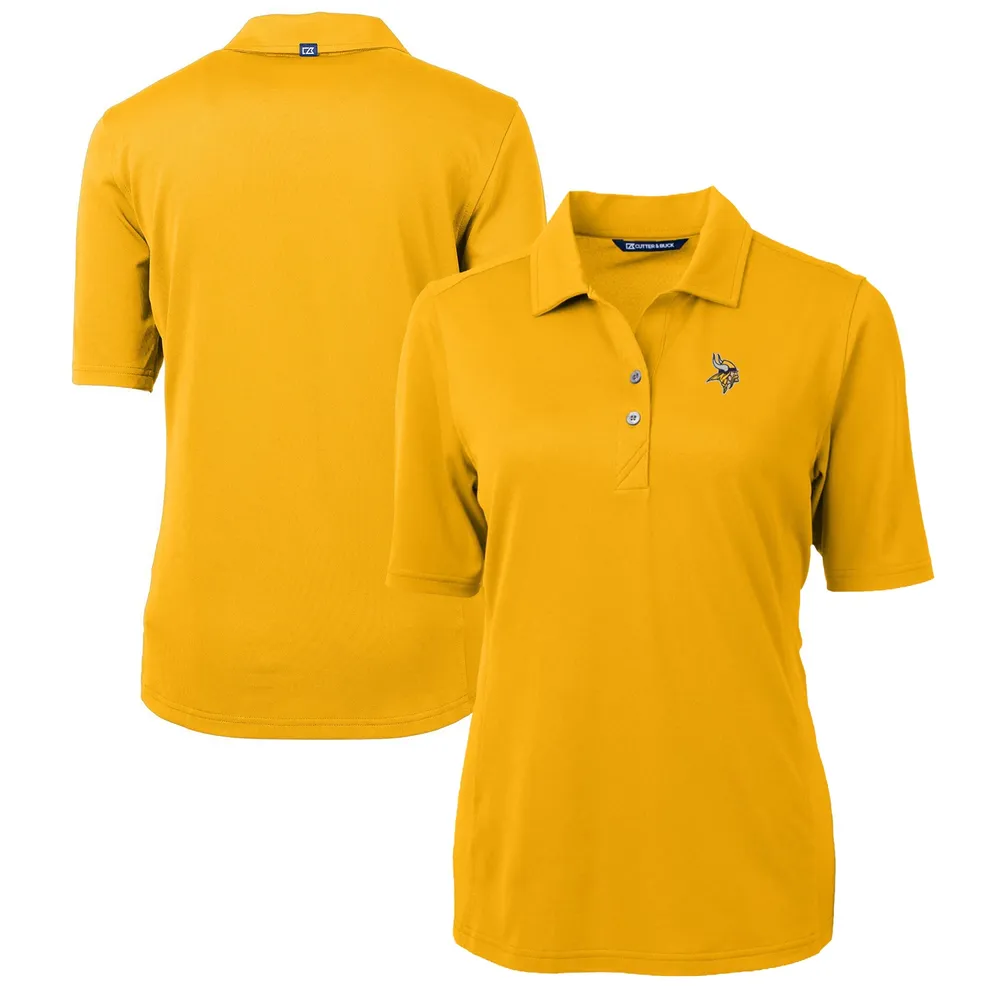 Lids Minnesota Vikings Cutter & Buck Women's Virtue Eco Pique Recycled Polo  - Gold