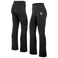 Women's Fanatics Black Minnesota Vikings Maxed Out Flare Leggings