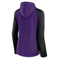 Lids Minnesota Vikings Fanatics Branded Women's End Around Raglan Full-Zip  Hoodie - Purple/Black