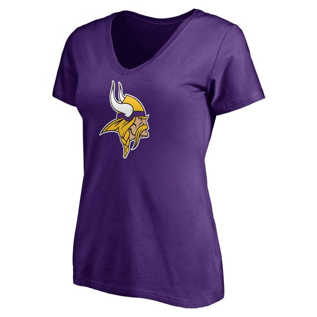 Women's Fanatics Branded Purple/White Minnesota Vikings Ombre Long Sleeve T- Shirt