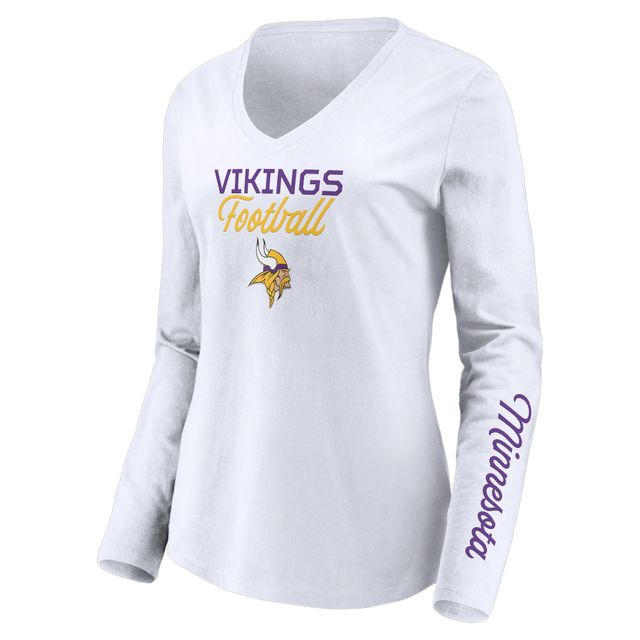 Women's Minnesota Vikings Fanatics Branded Purple Doubleface