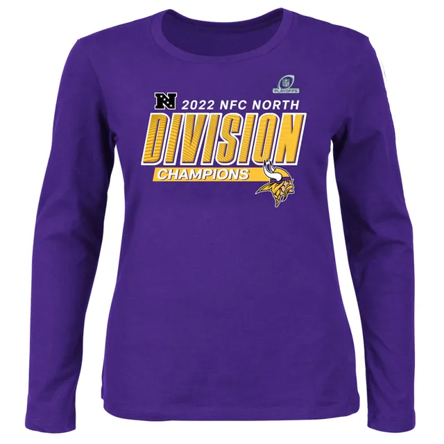 Fanatics Branded Purple Minnesota Vikings Spirit Jersey Lace-Up V-Neck Long Sleeve T-Shirt