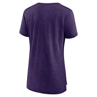 Women's Fanatics  Heather Purple Minnesota Vikings Our Pastime Tri-Blend T-Shirt