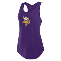 Women's Fanatics Purple Minnesota Vikings Iron Fan Tank Top