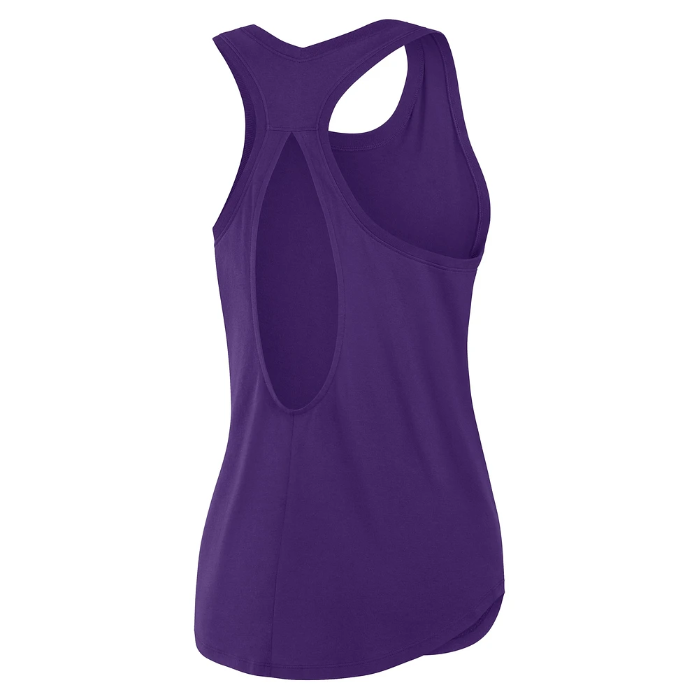 Women's Fanatics Purple Minnesota Vikings Iron Fan Tank Top