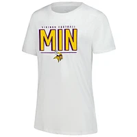 Women's Fanatics White Minnesota Vikings Cheerleader T-Shirt