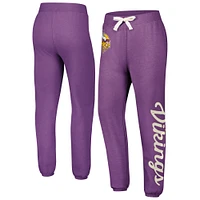 Women's G-III 4Her by Carl Banks Purple Minnesota Vikings Scrimmage Fleece Pants