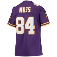 Men's Mitchell & Ness Randy Moss Purple/Gold Minnesota Vikings Big