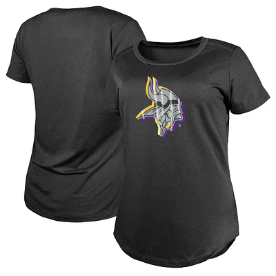 T-shirt New Era Charcoal Minnesota Vikings 2024 NFL Draft pour femme