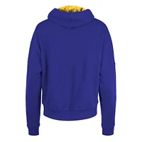 Women's New Era Purple Minnesota Vikings Boxy Pullover Hoodie