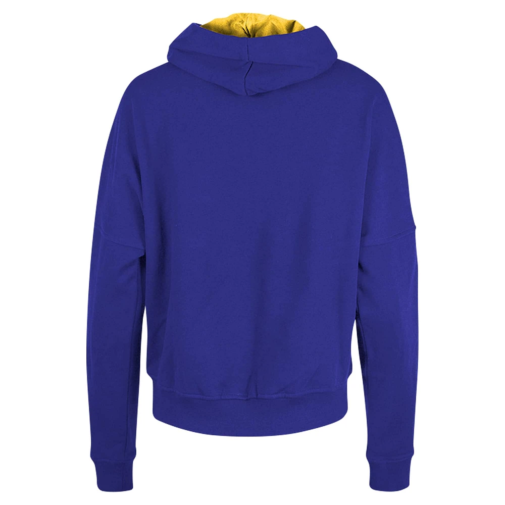 Sweat à capuche violet pour femme Minnesota Vikings de New Era