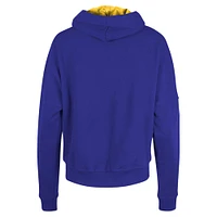 Sweat à capuche violet pour femme Minnesota Vikings de New Era