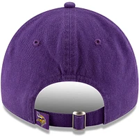 Casquette réglable New Era Minnesota Vikings Core Classic Primary 9TWENTY violette pour femme