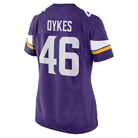 Women's Nike Aaron Dykes Purple Minnesota Vikings Team Game Jersey