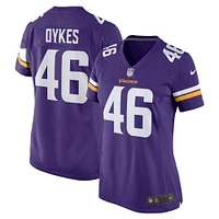 Women's Nike Aaron Dykes Purple Minnesota Vikings Team Game Jersey