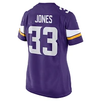 Maillot de joueur jeu Nike Aaron Jones violet Minnesota Vikings pour femme