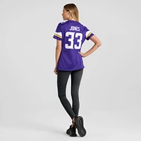 Maillot de joueur jeu Nike Aaron Jones violet Minnesota Vikings pour femme