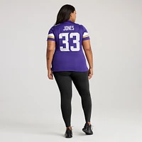 Maillot de joueur jeu Nike Aaron Jones violet Minnesota Vikings pour femme