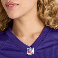 Maillot de joueur jeu Nike Aaron Jones violet Minnesota Vikings pour femme