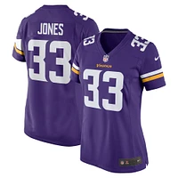 Maillot de joueur jeu Nike Aaron Jones violet Minnesota Vikings pour femme