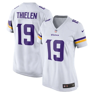 Maillot de match Nike Adam Thielen blanc Minnesota Vikings pour femme