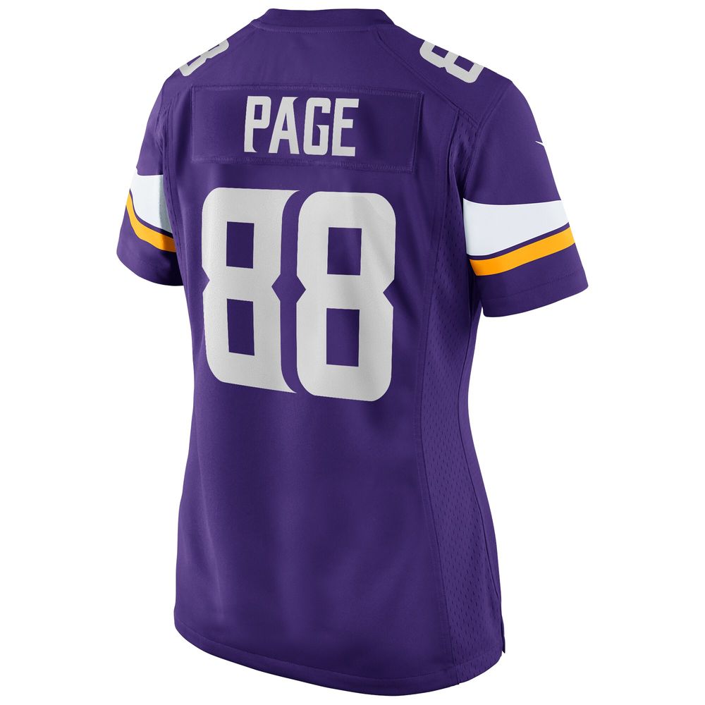 Women's Nike Alan Page Purple Minnesota Vikings Game Retired Player Jersey