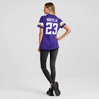 Maillot de match joueur Nike Andrew Booth Jr. violet des Vikings du Minnesota pour femme