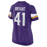 Maillot de match Nike Austin Bryant violet Minnesota Vikings pour femme