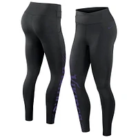 Legging croisé Nike Minnesota Vikings Yard Line pour femme, noir
