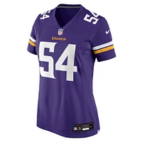 Maillot Nike Bo Richter violet pour femme des Vikings du Minnesota