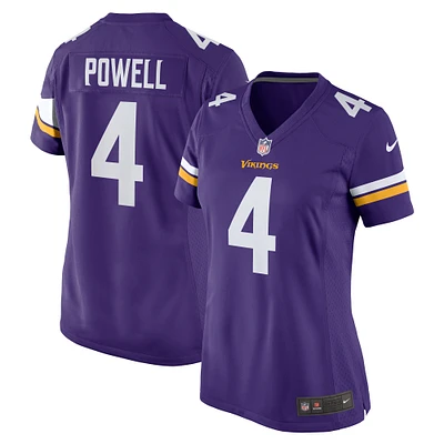 Maillot de match Nike Brandon Powell violet Minnesota Vikings pour femme