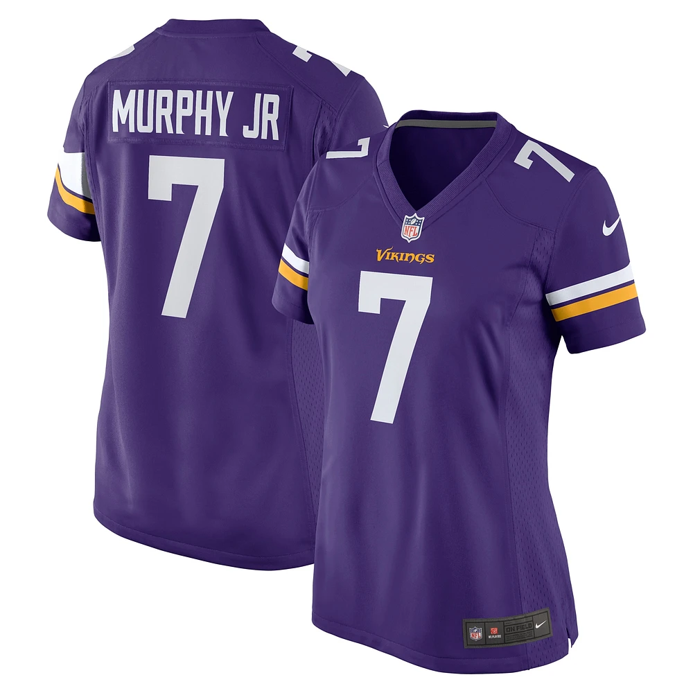 Maillot de match Nike Byron Murphy Jr. Violet Minnesota Vikings pour femme