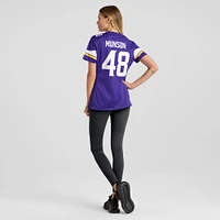 Maillot de match violet Nike Calvin Munson des Minnesota Vikings pour femme