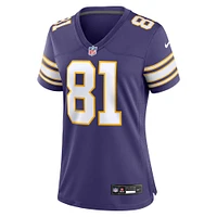 Maillot pour femme Nike Carl Eller pourpre Minnesota Vikings Classic Retired Player