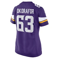 Women's Nike Chim Okorafor Purple Minnesota Vikings Team Game Jersey