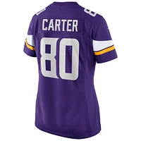 Women's Nike Cris Carter Purple Minnesota Vikings Game Retired Player Jersey