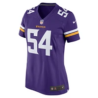 Maillot de match à domicile Nike Curtis Weaver pour femme des Vikings du Minnesota pourpre