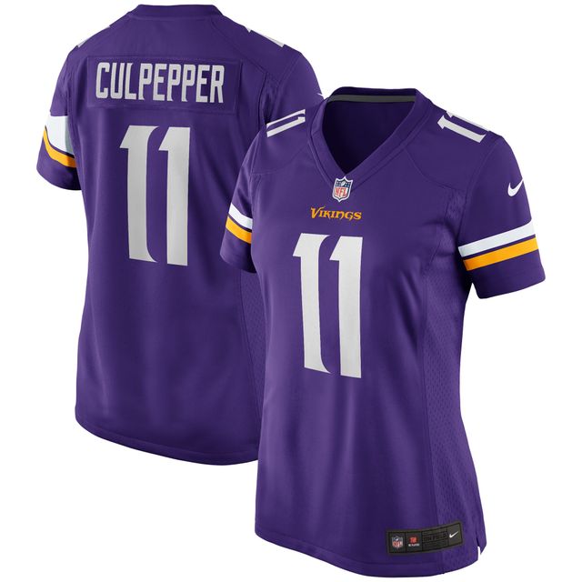 Maillot de joueur retraité Nike Daunte Culpepper violet des Minnesota Vikings pour femme