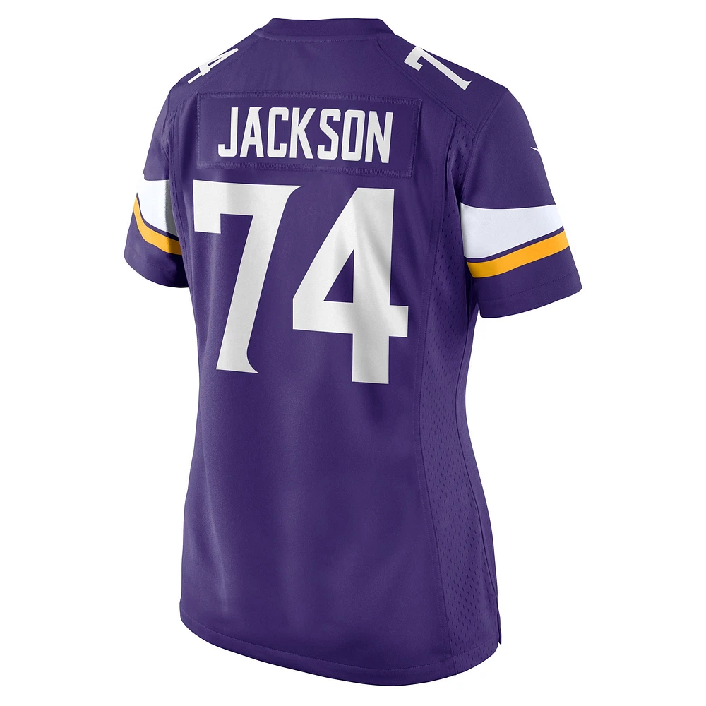 Women's Nike Donovan Jackson  Purple Minnesota Vikings Team Game Jersey