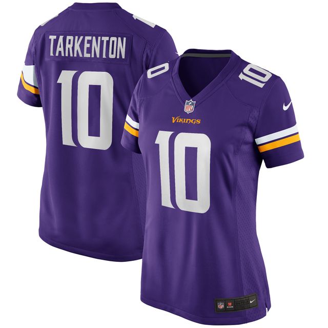 Maillot de joueur retraité Nike Fran Tarkenton violet des Minnesota Vikings pour femme